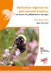 Apercu de la ressource Déclinaison régionale du PNA en faveur des pollinisateurs sauvages - bilan 2020-2022 Pays de la Loire