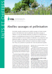 Apercu de la ressource Abeilles sauvages et pollinisation - Faits et chiffres