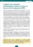Apercu de la ressource FICHE 1 ERC-Pollinisateurs – Intégrer les insectes pollinisateurs dans la mise en œuvre de la séquence ERC