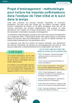 Apercu de la ressource FICHE 3 ERC-Pollinisateurs – Méthodologie pour inclure les pollinisateurs dans l'analyse de l'état initial et le suivi