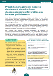 Apercu de la ressource FICHE 4 ERC-Pollinisateurs – Projet d’aménagement : mesures d’évitement, de réduction et d’accompagnement favorables aux insectes pollinisateurs
